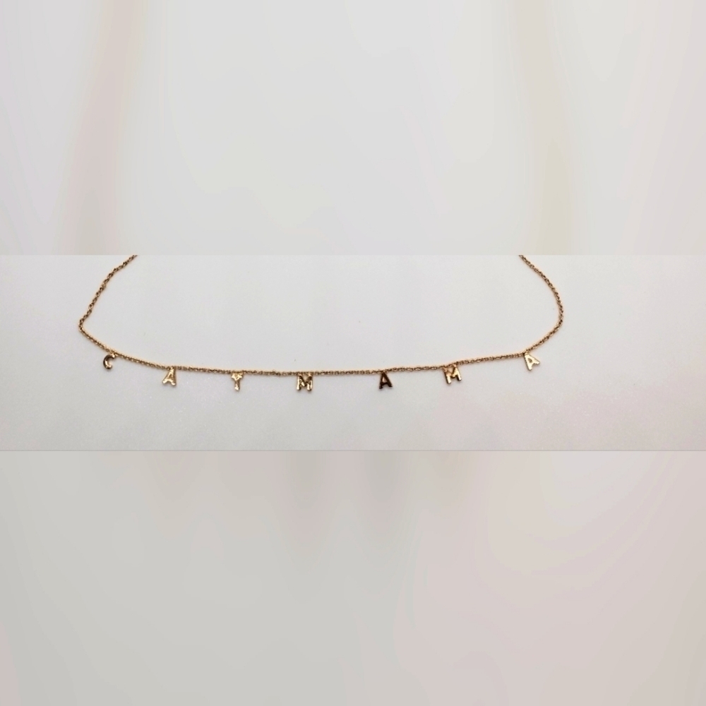 LOFT CATMAMA Gold tone necklace